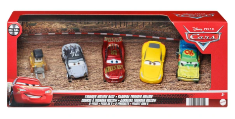 DISNEY CARS 3 DIECAST - Thunder Hollow Race 5-Pack with Braker Boggs