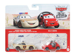 DISNEY CARS DIECAST - On the Road - Bella Cadavre and Deputy Hazzard LMQ