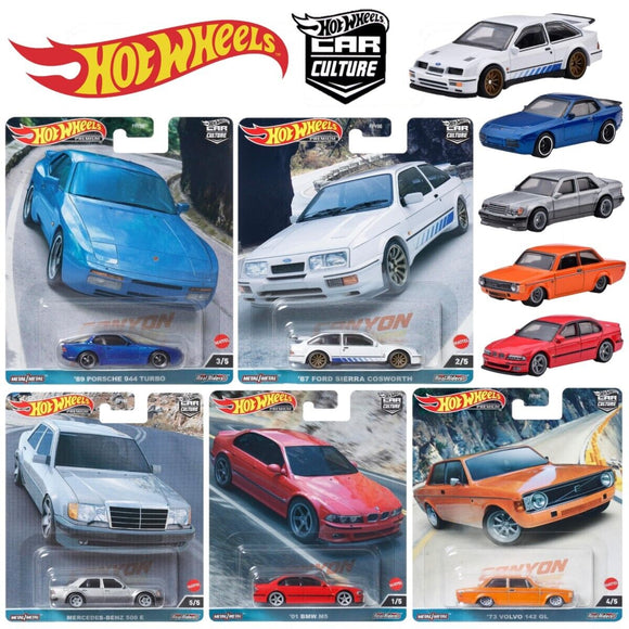 HOT WHEELS DIECAST - Car Culture - Canyon Warriors set of 5