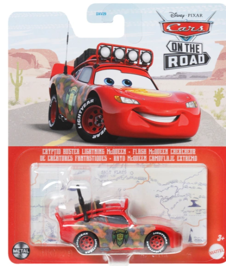 DISNEY CARS DIECAST - On the Road - Cryptid Buster Lightning McQueen