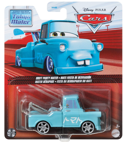 DISNEY CARS TOON DIECAST - Drift Party Mater from Tokyo Mater