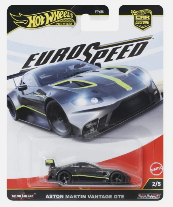HOT WHEELS DIECAST - 2025 Euro Speed - Aston Martin Vantage GTE