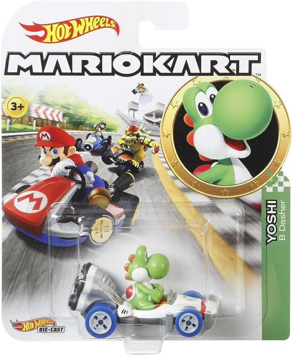 HOT WHEELS DIECAST - Mario Kart Yoshi B Dasher