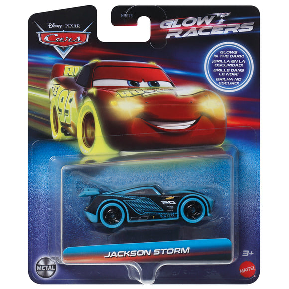 DISNEY CARS DIECAST - Glow Racers Jackson Storm