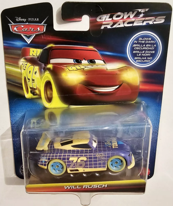 DISNEY CARS DIECAST - Glow Racers Will Rusch