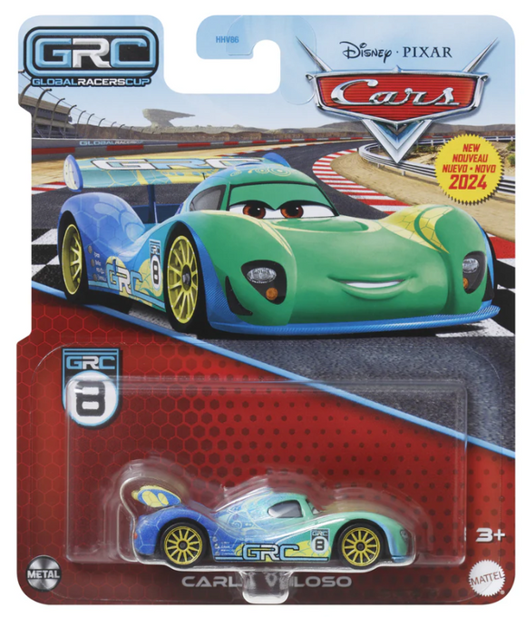 DISNEY CARS DIECAST Global Racers Cup Carla Veloso Gemdans