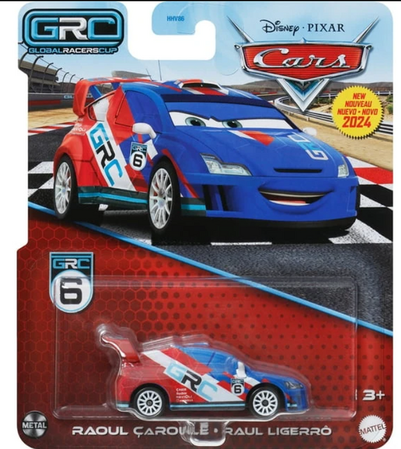 DISNEY CARS DIECAST Global Racers Cup Raoul Caroule Gemdans