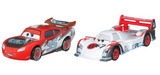 DISNEY CARS DIECAST - Global Racers Cup 2 pack - Lightning McQueen Shu Todoroki