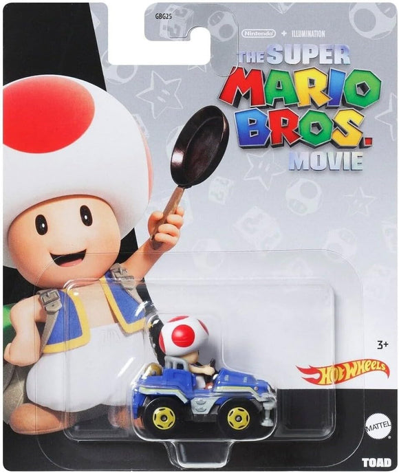 HOT WHEELS DIECAST - Super Mario Movie Toad