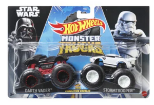 HOT WHEELS MONSTER TRUCKS - Darth Vader v Stormtrooper