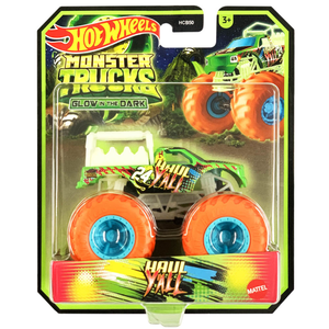 HOT WHEELS MONSTER TRUCKS - Glow in the dark - Haul Yall