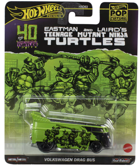 HOT WHEELS DIECAST - Teenage Mutant Ninja Turtles Volkswagen Drag Bus