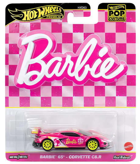 HOT WHEELS Pop Culture 2025 - Barbie 65 - Corvette C8 R