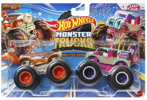 HOT WHEELS MONSTER TRUCKS - Carbonator vs 1 Bad Scoop