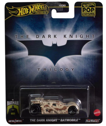 HOT WHEELS DIECAST -  BATMAN - The Dark Knight Batmobile