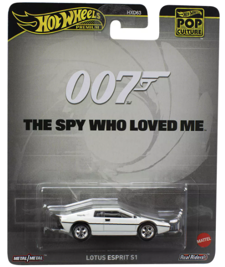 HOT WHEELS DIECAST - James Bond The Spy Who Loved Me Lotus Esprit S1