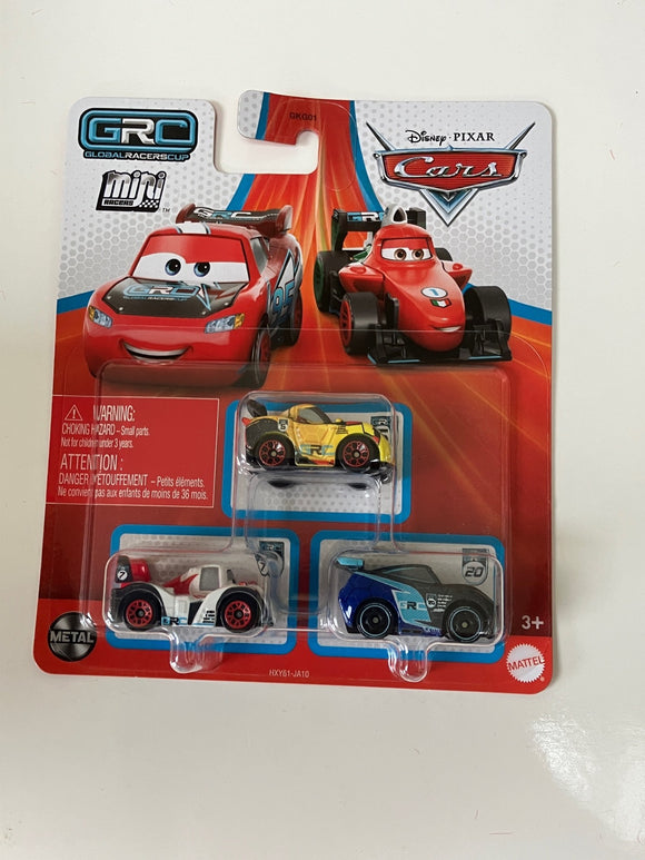 DISNEY CARS Mini Racers - set of 3 with GRC Jackson Camino Todoroki