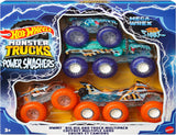 HOT WHEELS Monster Trucks - Big Rig and Track Pack - Mega-Wrex - Tiger Shark