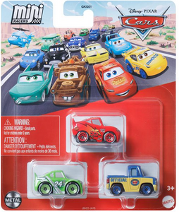 DISNEY CARS Mini Racers - set of 3 with LMQ Brick Dexter Hoover