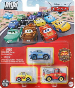 DISNEY CARS Mini Racers - Race and Rescue set of 3 with Sally Mater Luigi