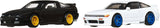 HOT WHEELS DIECAST - Nissan 2 pack - 180SX Type X - SilEighty