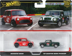 HOT WHEELS DIECAST - Morris Mini and 67 Austin Mini Pickup
