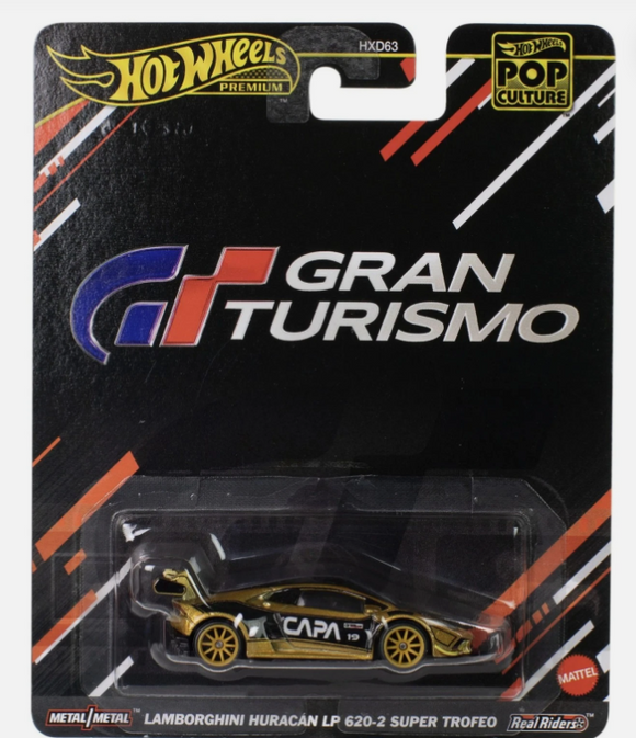 HOT WHEELS DIECAST - Gran Turismo Lamborghini Huracan LP 6202 Super Trofeo