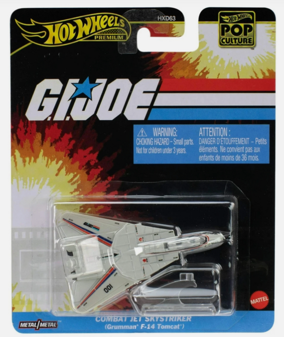HOT WHEELS DIECAST - GI JOE - Combat Jet Skystriker