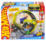 HOT WHEELS CITY - Snake Spiral Attack Playset
