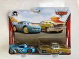 DISNEY CARS DIECAST - Bling Bling Lightning McQueen and Tex Dinoco
