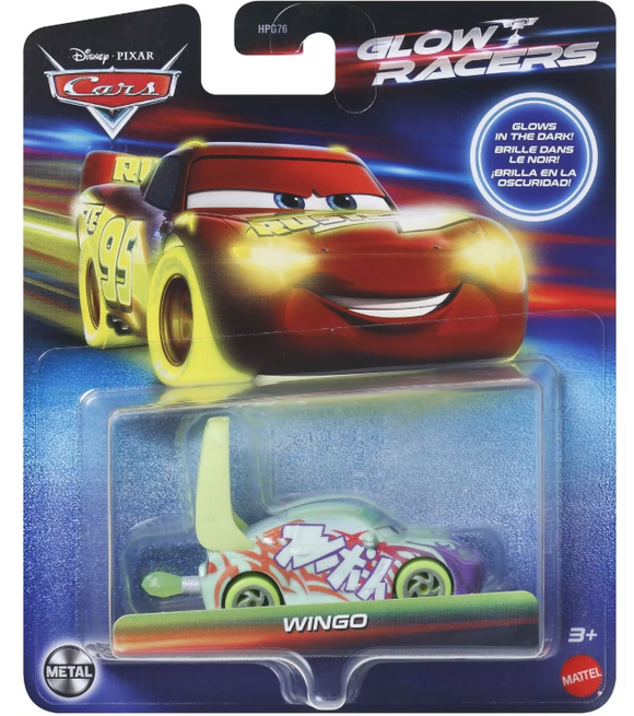 DISNEY CARS DIECAST - Glow Racers Wingo