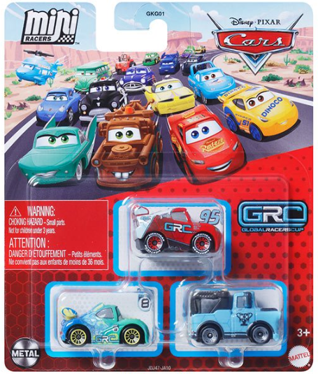 DISNEY CARS Mini Racers - set of 3 with GRC Lightning Mater Carla – Gemdans