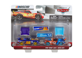DISNEY CARS DIECAST - Nascar 2 pack - Danny Swervez Ryan Inside Laney