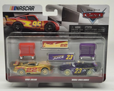 DISNEY CARS DIECAST - Nascar 2 pack - Gogo Lagano Bubba Wheelhouse