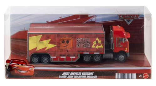 DISNEY CARS - Jerry Recycled Batteries Hauler