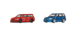 HOT WHEELS DIECAST - 2 pack - 2005 Mitsubishi Lancer 2004 Subaru Forester STi