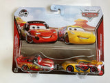 DISNEY CARS 3 DIECAST - Headset Crew Chief Lightning McQueen and Rusteze Cruz
