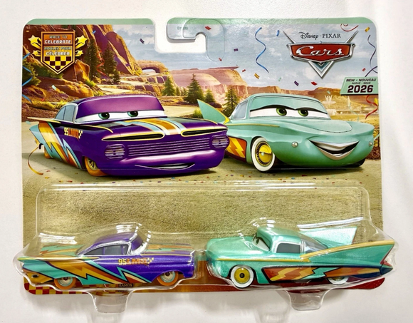 DISNEY CARS DIECAST - Race to Celebrate Flo and Ramone