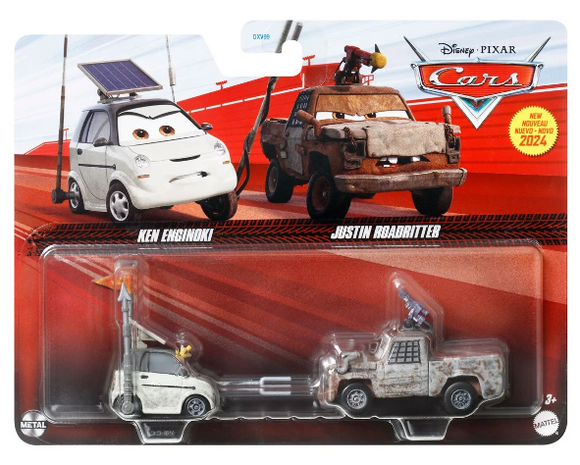 DISNEY CARS DIECAST - On the Road - Ken Enginoki and Justin Roadritter