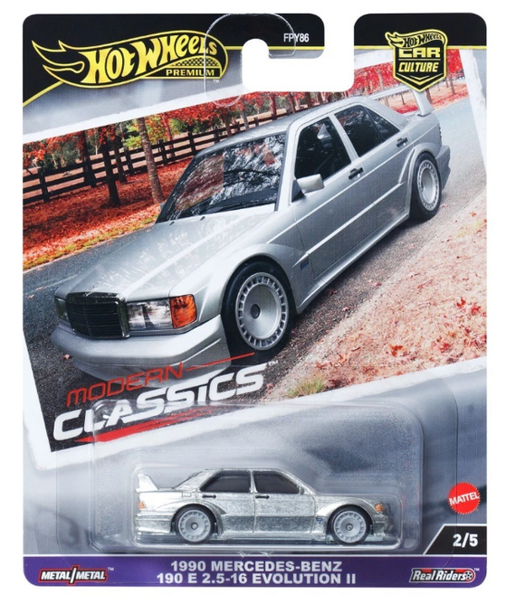 HOT WHEELS DIECAST - 2025 Modern Classics - 1990 Mercedes Benz Evolution II
