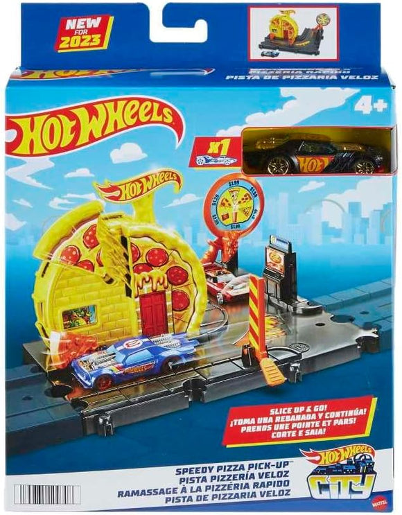 HOT WHEELS - Speedy Pizza Pick Up Playset