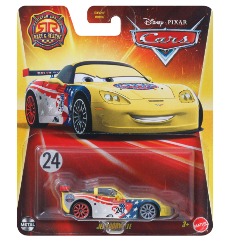 DISNEY CARS DIECAST - Race and Rescue Jeff Gorvette