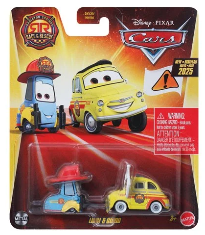 DISNEY CARS DIECAST - Race and Rescue - Luigi and Guido