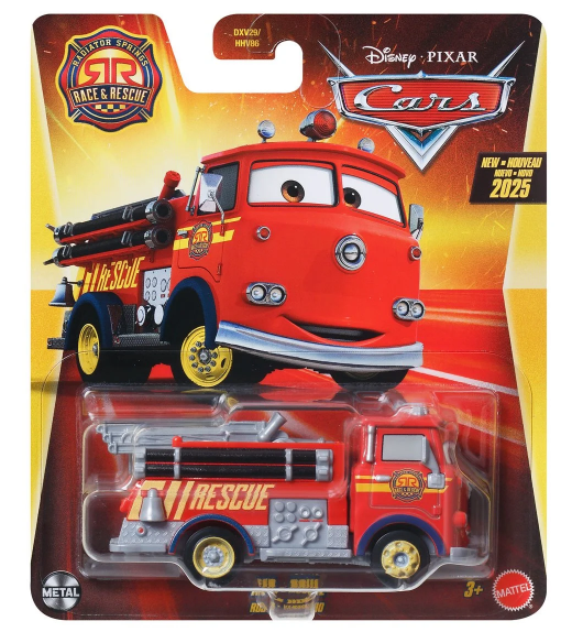 Cars Red Racing Rilo DISNEY CARS DIECAST - Race and Rescue Red – Gemdans