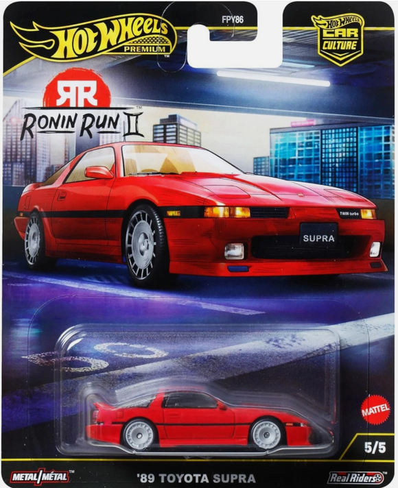 HOT WHEELS DIECAST - Ronin Run II - 89 Toyota Supra