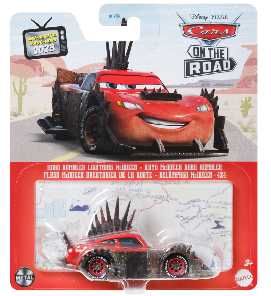 DISNEY CARS DIECAST - On the Road - Road Rumbler Lightning McQueen