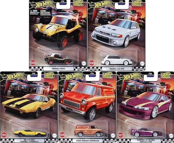 HOT WHEELS DIECAST - Boulevard Series Case Y Number 106-110 set of 5