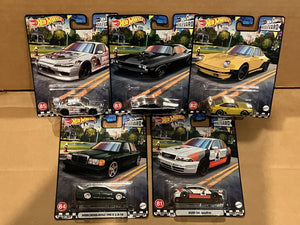 HOT WHEELS DIECAST - Boulevard Series Number 81-85 lot of 5