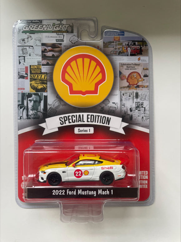 GREENLIGHT DIECAST - Shell Oil Series 1 - 2022 Ford Mustang Mach 1