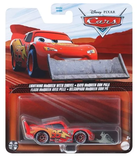 DISNEY CARS DIECAST - Lightning McQueen with Shovel